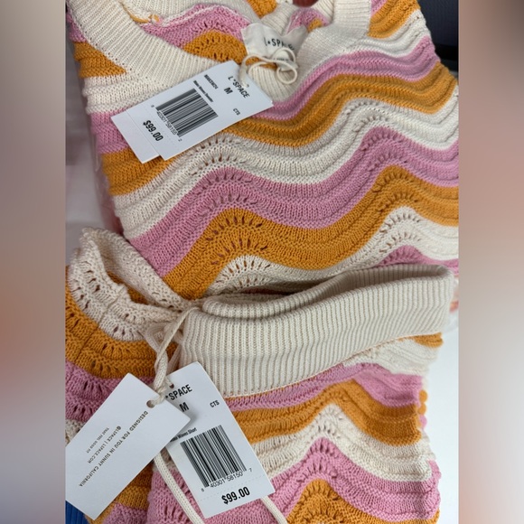 NWT L*Space Make Waves Crochet Set - Catching Sunsets - M - Picture 5 of 5